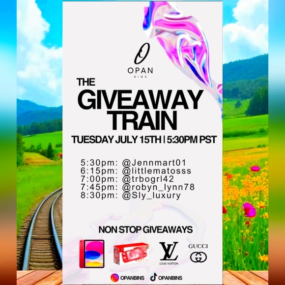 Louis Vuitton Other - Giveaway Raid Train Today!